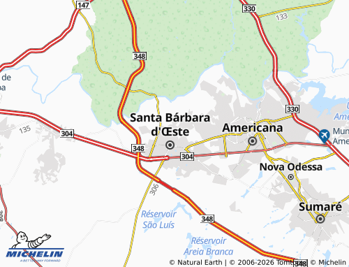 Mapa MICHELIN Vila Diva - ViaMichelin