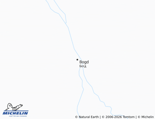 Carte MICHELIN Bogd - ViaMichelin