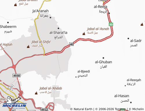 Carte MICHELIN alhatim - ViaMichelin