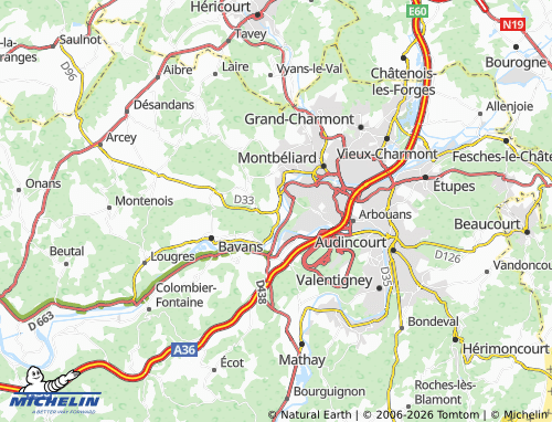 Mappa MICHELIN Bart - ViaMichelin