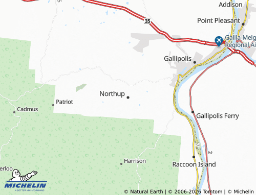 Mapa MICHELIN Northup - ViaMichelin