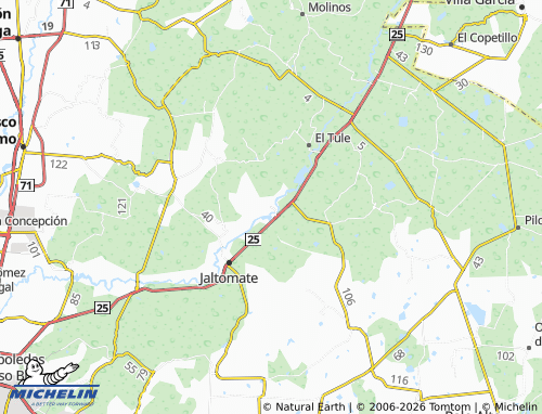 MICHELIN Santa María de Gallardo map - ViaMichelin