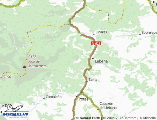 Kaart MICHELIN Cabañes - ViaMichelin