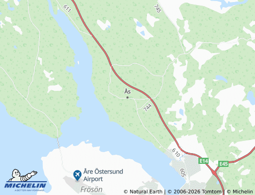 MICHELIN Ås map - ViaMichelin