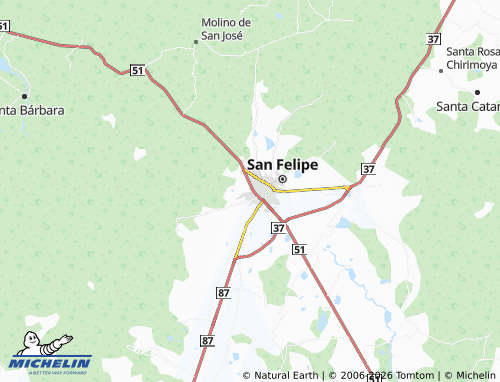 MICHELIN Independencia map - ViaMichelin