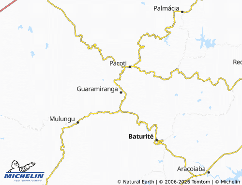 Mapa MICHELIN Guaramiranga - ViaMichelin