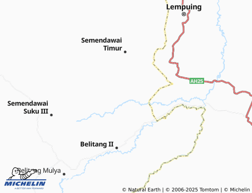 MICHELIN Melati Agung map - ViaMichelin
