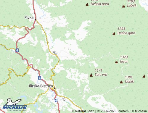 MICHELIN-Landkarte Koritnice - ViaMichelin