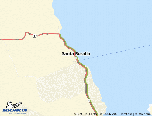 Mappa MICHELIN Santa Rosalía - ViaMichelin