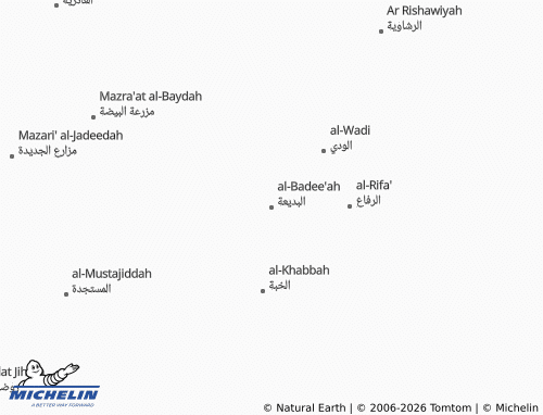Mappa MICHELIN al-Badee'ah - ViaMichelin