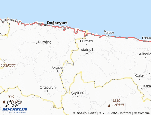 MICHELIN Belence map - ViaMichelin