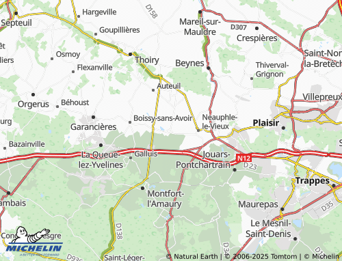 Carte MICHELIN Vicq - ViaMichelin