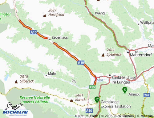 Mappa MICHELIN Fell - ViaMichelin