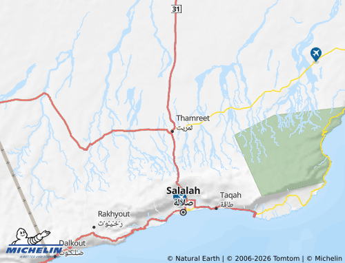 Mappa MICHELIN Thamreet - ViaMichelin