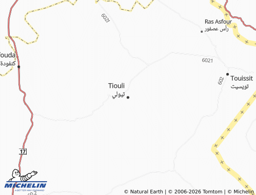 MICHELIN Tyouli map - ViaMichelin