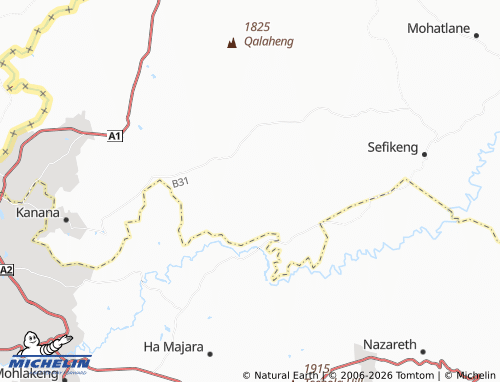 MICHELIN Ha Teboho map - ViaMichelin