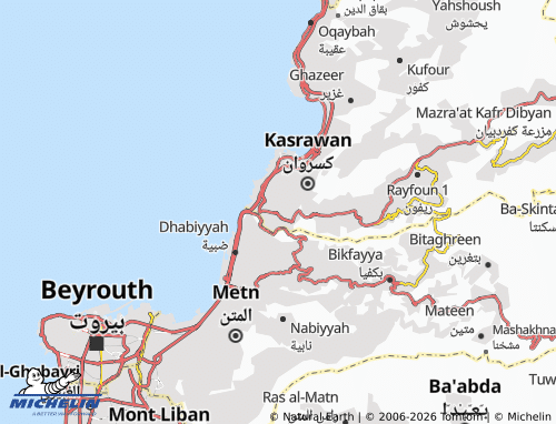Mapa MICHELIN Zawq Musbih - ViaMichelin