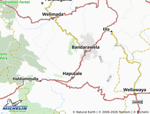 MICHELIN-Landkarte Bingethenna - ViaMichelin