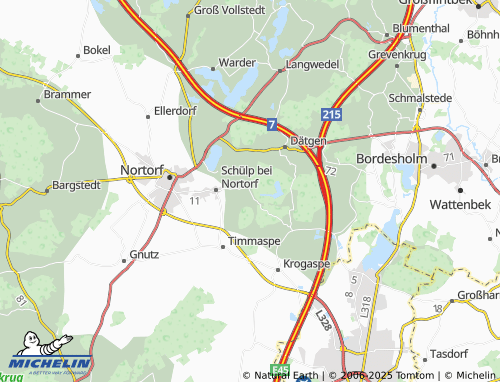Mapa MICHELIN Torfwerk Schülp - ViaMichelin