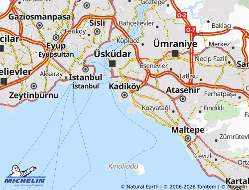 Mapa MICHELIN Kadikoy - ViaMichelin