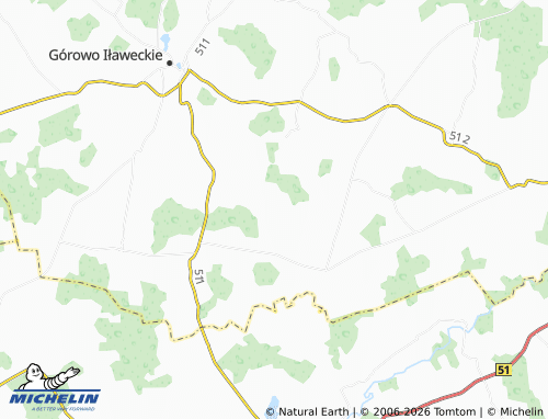 MICHELIN Bądze map - ViaMichelin