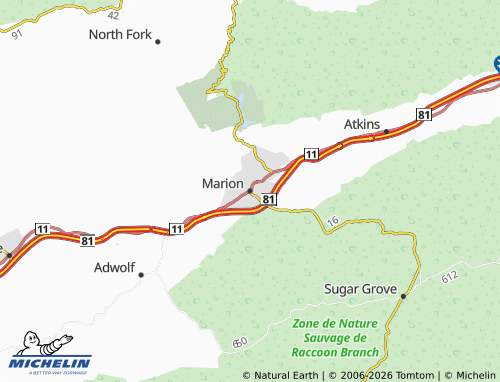 Mappa MICHELIN Marion - ViaMichelin