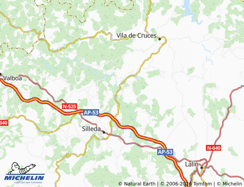 MICHELIN-Landkarte Fervenza - ViaMichelin