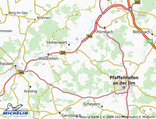 MICHELIN Seibersdorf map - ViaMichelin