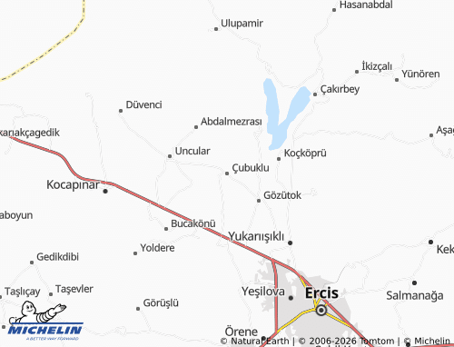 Mappa MICHELIN Çubuklu - ViaMichelin