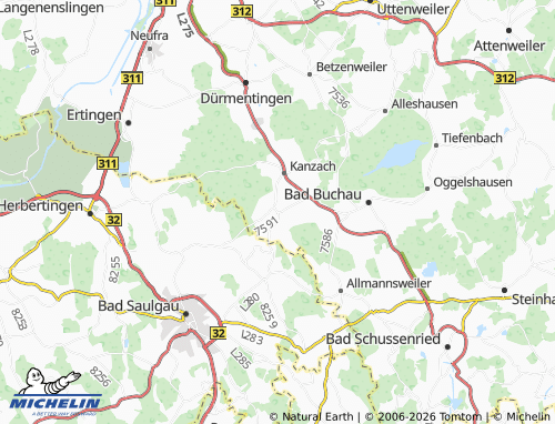 MICHELIN Dürnau map - ViaMichelin