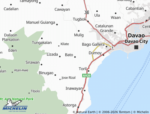 MICHELIN Bato map - ViaMichelin