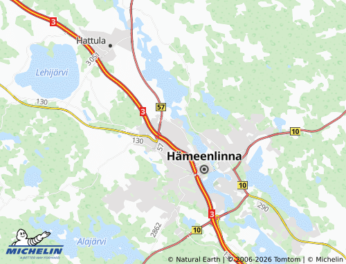 MICHELIN-Landkarte Puistonmäki - ViaMichelin