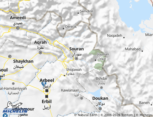 Carte MICHELIN Souran - ViaMichelin