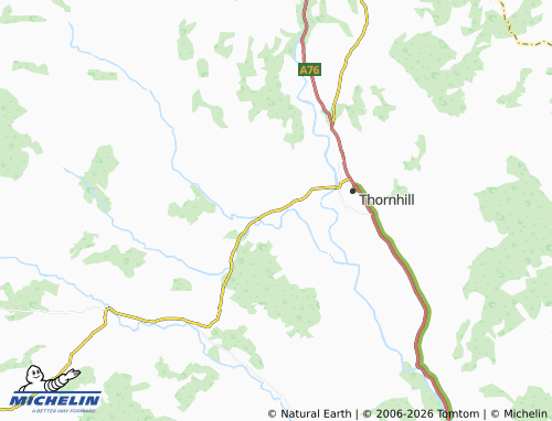 MICHELIN Penpont map - ViaMichelin