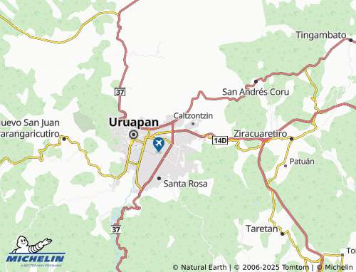 MICHELIN 12 de Diciembre map - ViaMichelin