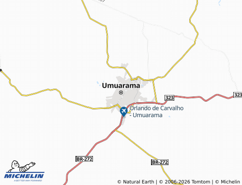 Mapa MICHELIN Umuarama - ViaMichelin