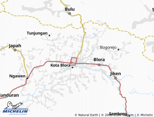MICHELIN Karangjati map - ViaMichelin