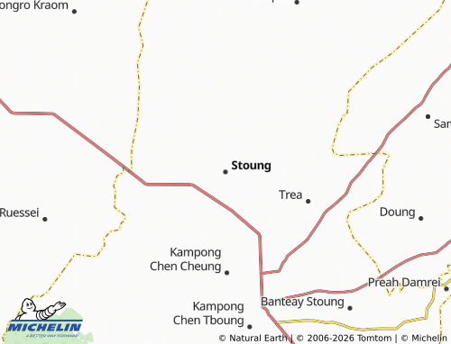 Mapa MICHELIN Stoung - ViaMichelin