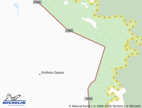 Mapa MICHELIN Provisional Benito Juárez - ViaMichelin