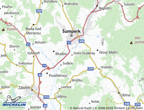 Mappa MICHELIN Dolní Studénky - ViaMichelin