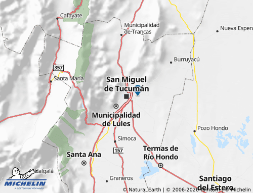 Mappa MICHELIN Tucumán - ViaMichelin