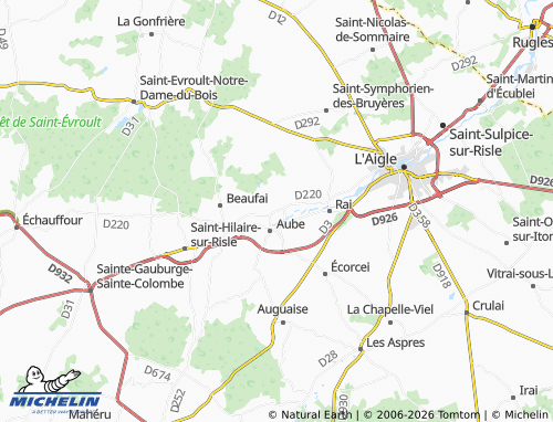 MICHELIN Corru map - ViaMichelin