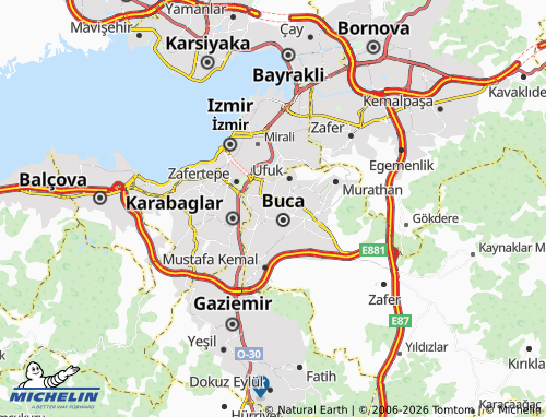 Mappa MICHELIN Efeler - ViaMichelin