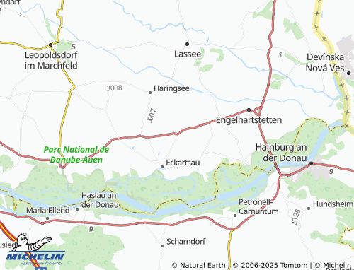 MICHELIN Kopfstetten map - ViaMichelin