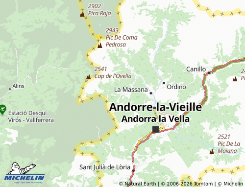 Mapa MICHELIN Pal - ViaMichelin