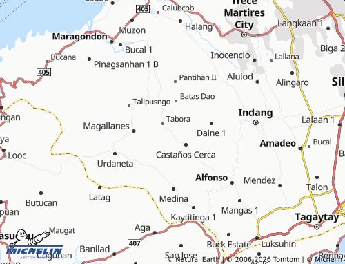 MICHELIN General Emilio Aguinaldo map - ViaMichelin
