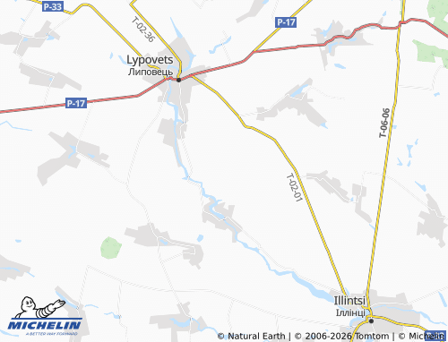 MICHELIN Khmelove map - ViaMichelin