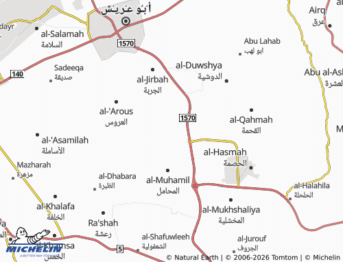 MICHELIN-Landkarte al-Maqaeedar - ViaMichelin