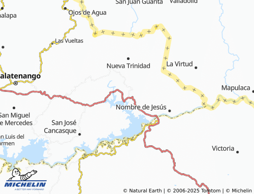MICHELIN San Antonio de La Cruz map - ViaMichelin