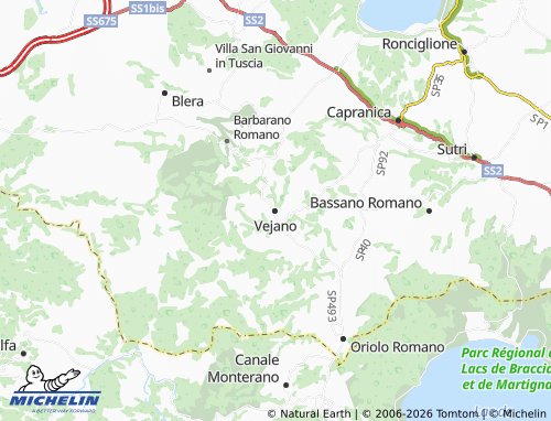 MICHELIN Vejano map - ViaMichelin